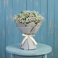 Букет цветов из:  Гипсофила в Новорождественской