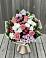 Букет цветов из: Альстромерии, Гвоздики, Розы и Хризантемы в Новорождественской