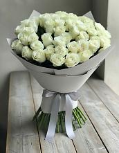 Букет 35 Белых роз в Новорождественской
