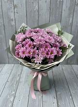 Букет цветов из:  Хризантемы в Новорождественской