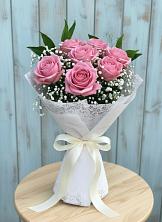 Букет цветов из:  Розы в Новорождественской