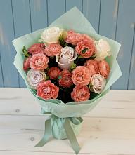 Букет цветов из:  Розы #REPLACE_PRED# Новорождественской