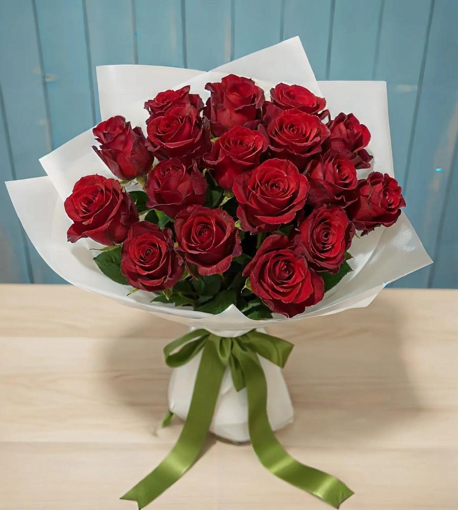 Букет Красные розы в Новорождественской