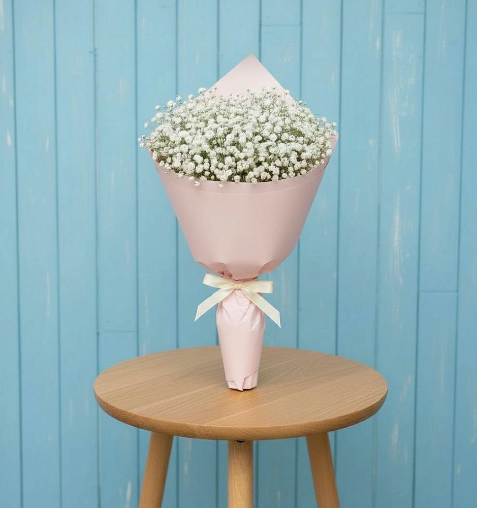 Букет цветов из: Гипсофила в Новорождественской