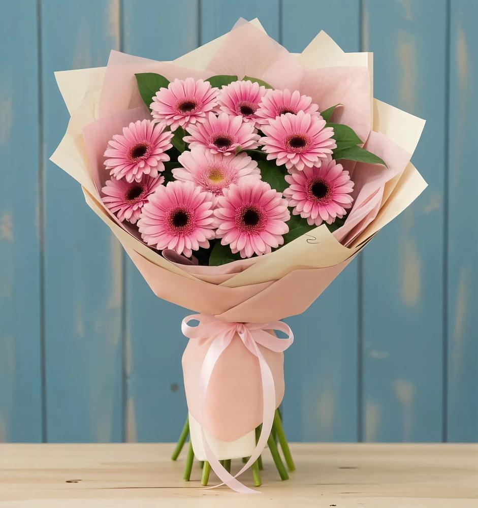 Букет цветов из: Герберы в Новорождественской