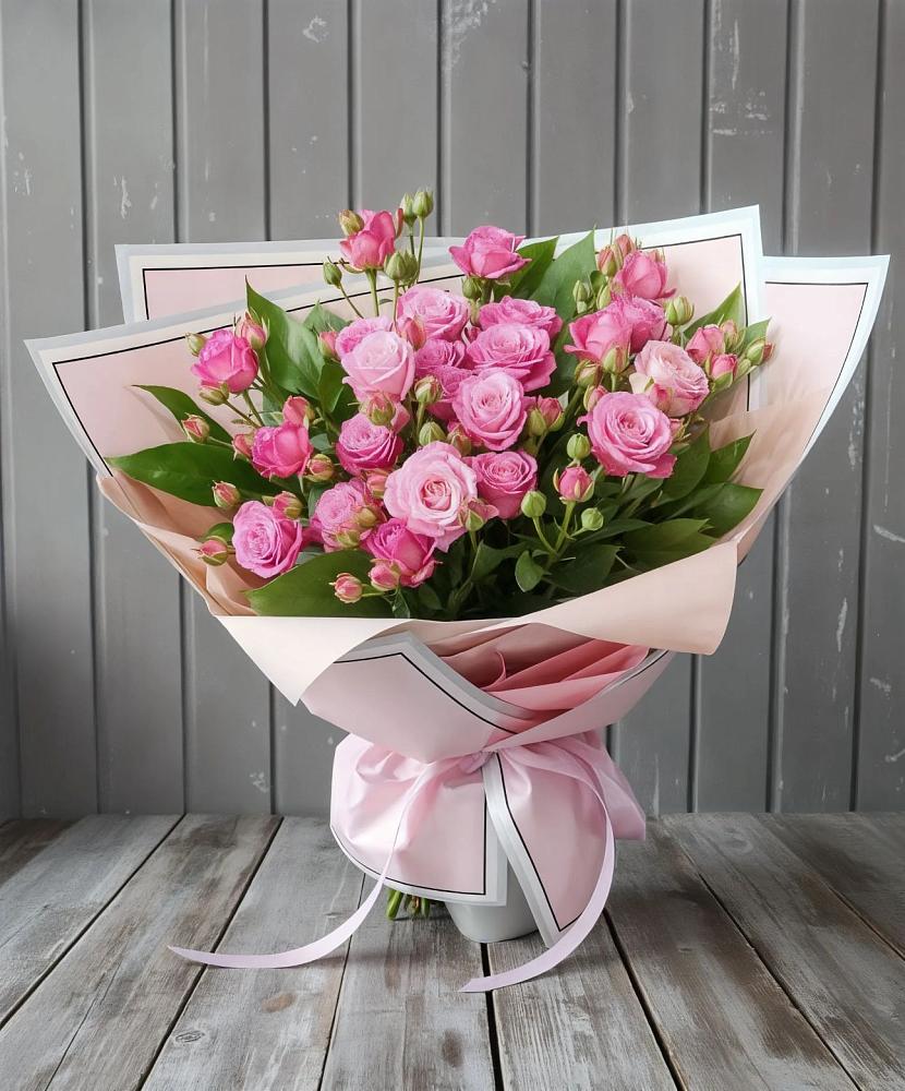 Букет Розовый кустик в Новорождественской