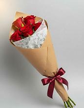 Букет цветов из:  Розы в Новорождественской