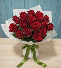 Букет Красные розы в Новорождественской