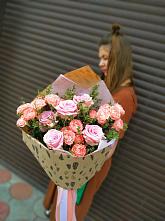 Букет цветов из:  Розы #REPLACE_PRED# Новорождественской