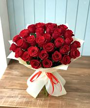 Букет 29 Красных роз в Новорождественской