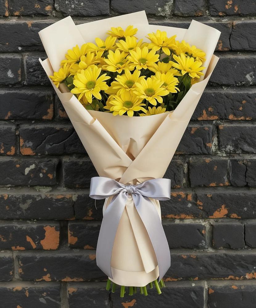 Букет цветов из: Хризантемы в Новорождественской