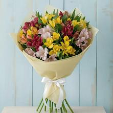 Букет цветов из:  Альстромерии в Новорождественской