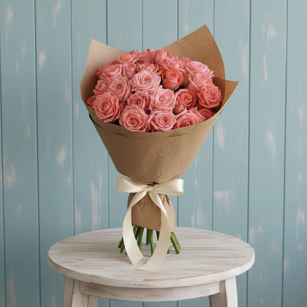 Букет цветов из: Розы в Новорождественской