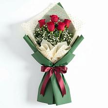 Букет цветов из:  Розы в Новорождественской