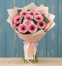 Букет цветов из:  Герберы #REPLACE_PRED# Новорождественской